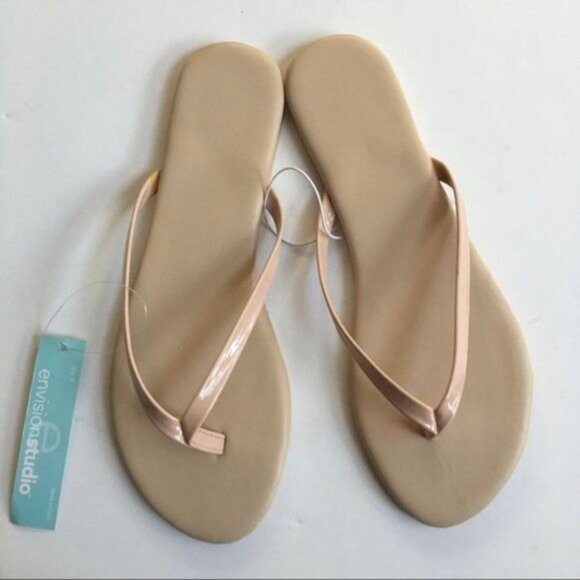 Envision Studio Blush Nude Sandals New - Picture 2 of 5